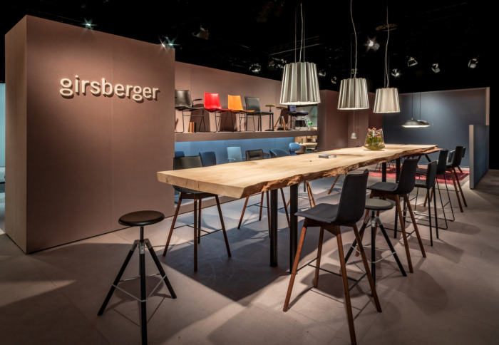 Girsberger Nava Barhocker, Gestell Eiche – Bild 3